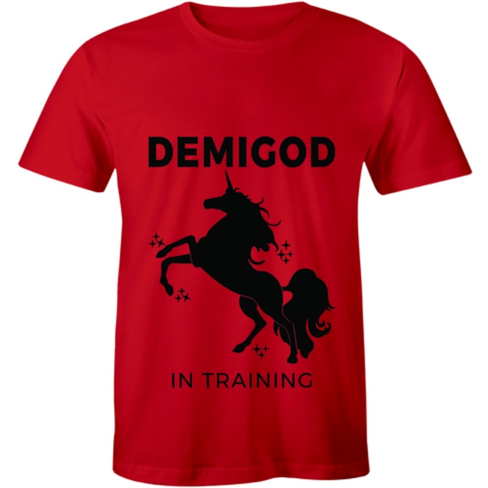 Demigod In Training T-Shirt Tee Greek Myth Percy